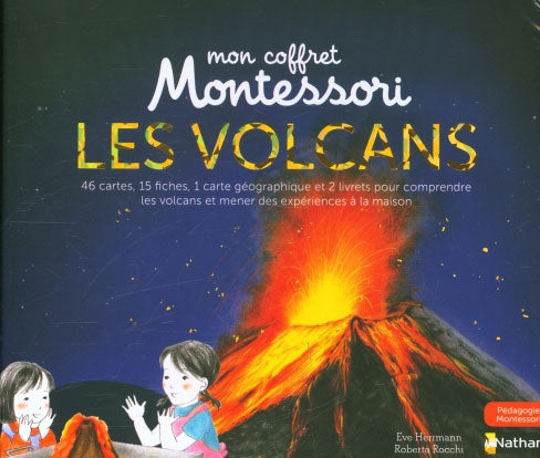 Coffret : Mon coffret Montessori Les Volcans - Dès 4 ans Montessori & Steiner La family shop   