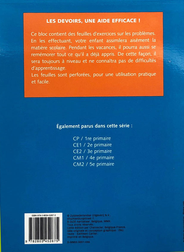 9-10 ans - Exercices Problèmes - 5ème - 6ème harmos Appuis scolaires La family shop   