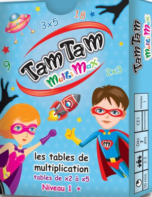 Cartes: Jeu de maths Tam Tam MultiMax N1 - 7 ans Jeux & loisirs créatifs La family shop   
