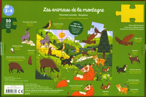 Mon puzzle suisse: les animaux- Enfant 3-4 ans - 30 pièces Jeux & loisirs créatifs La family shop   