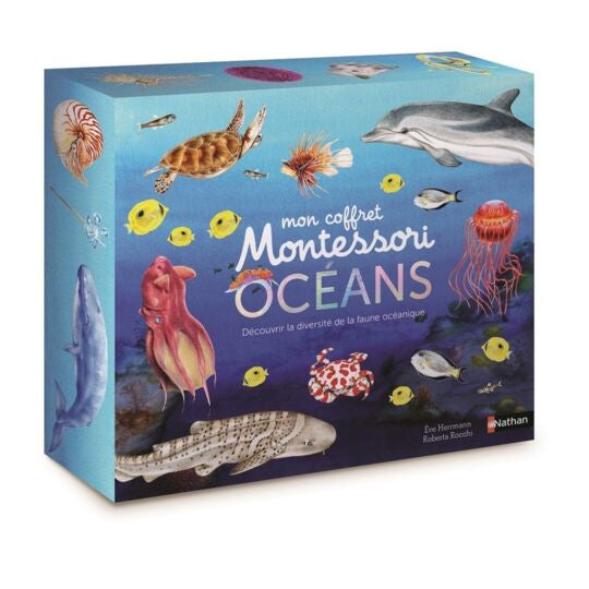 Les animaux des océans : coffret Montessori Montessori & Steiner La family shop   