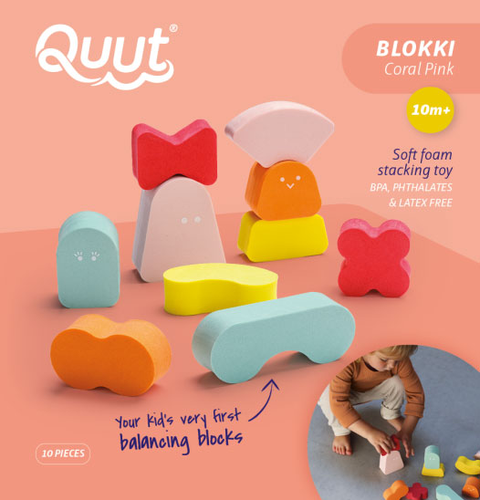 Blokki Coral Pink - jouet à empiler Jeux & loisirs créatifs La family shop   