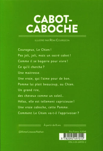 Cabot Caboche - Livre enfant adapté aux enfants Dys - 8 ans Dyslexie et concentration La family shop   