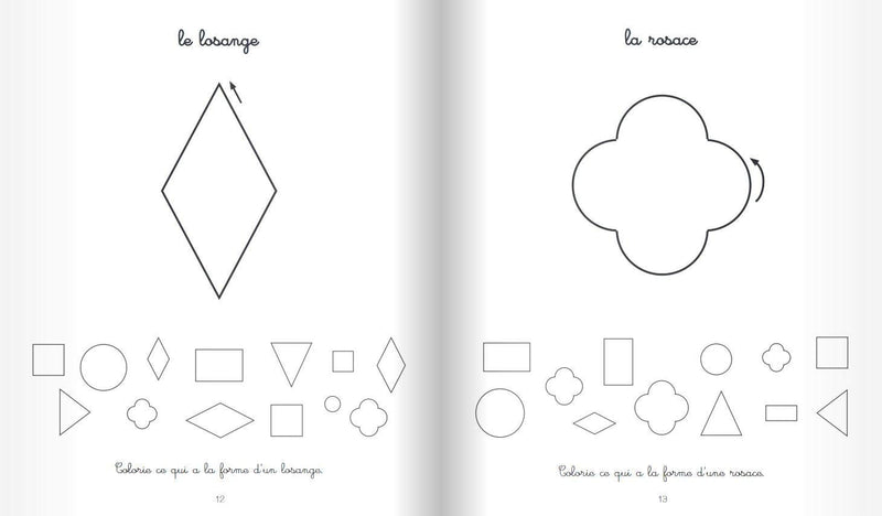 Mon cahier Montessori: travail de la main, nombres, lettres et sons, formes, nature... Montessori & Steiner La family shop   