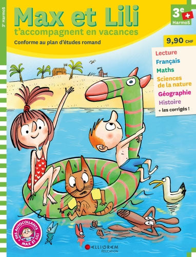 3ème Harmos - Cahier de vacances de Max et Lili Cahiers de vacances La family shop   