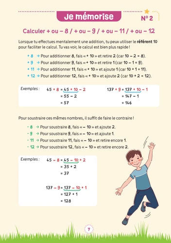 Cahier de calcul mental - Addition, soustraction, multiplication - Dès 7 ans - (4 - 6e harmos) Appuis scolaires La family shop   
