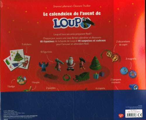 Mon calendrier de l'Avent avec LOUP : 24 activités amusantes pour préparer Noël Livres La Family Shop   
