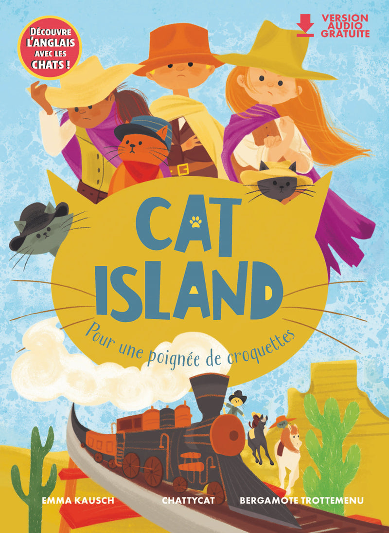 Cat Island - Pour une poignée de croquettes - textes en français et anglais Livres La family shop   