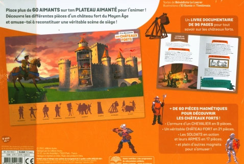 Coffret: à la découverte des châteaux-forts Jeux & loisirs créatifs La family shop   