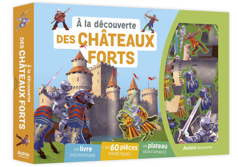 Coffret: à la découverte des châteaux-forts Jeux & loisirs créatifs La family shop   