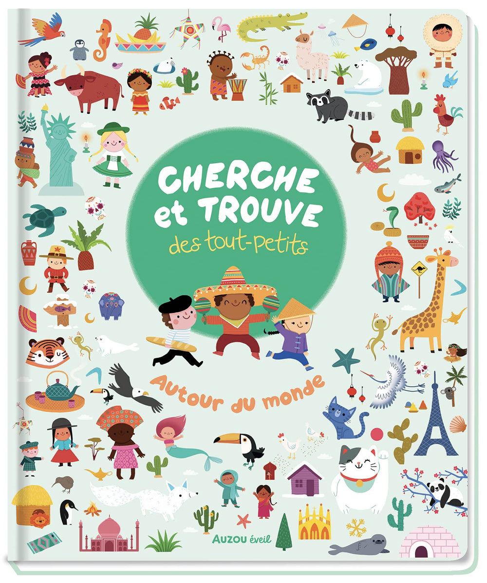 Cherche et trouve des tout-petits - Autour du monde Livres La family shop   