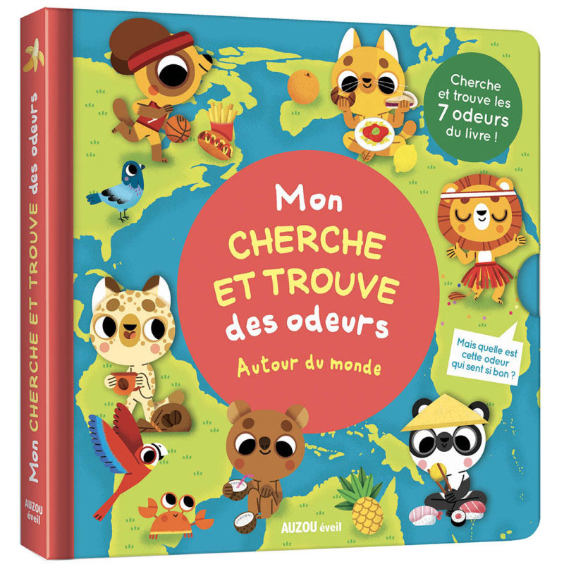 Mon Cherche et trouve des odeurs - autour du monde Livres La family shop   