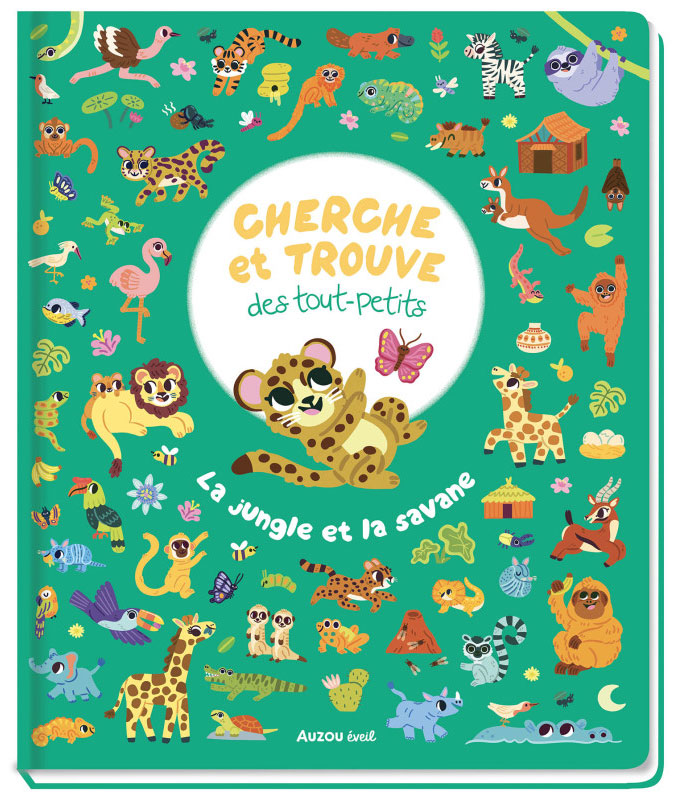 Cherche et trouve des tout-petits - La jungle et la savane Livres La family shop   