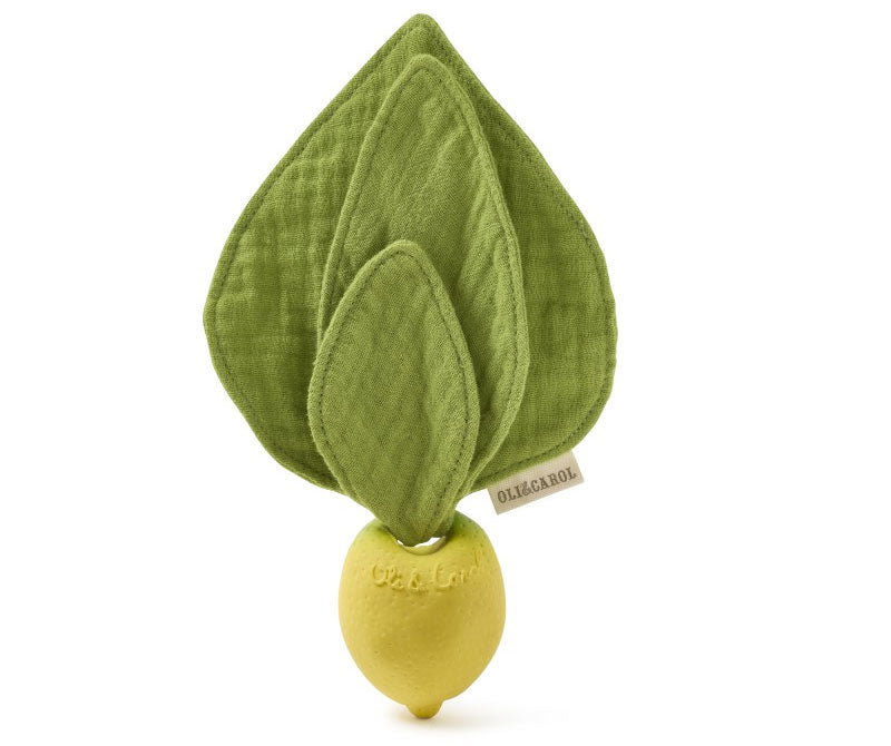 Mini doudou citron pour bébé: faire ses dents, mâchouiller Jeux & loisirs créatifs La family shop   