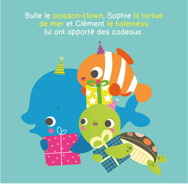 Livre de bain: Claire fête son anniversaire sous la mer Jeux & loisirs créatifs La family shop   
