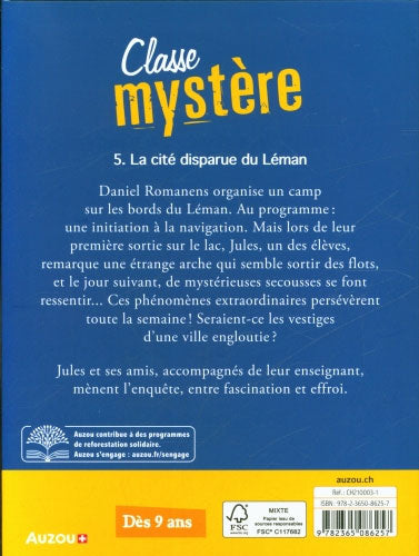 Classe Mystère T5 - La cité disparue du Léman - Dès 9 ans Livres La Family Shop   