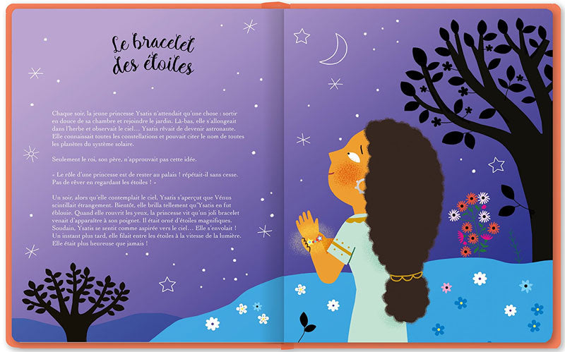 Mon coffret de bijoux et de princesses - 1 Album et 5 bijoux en bois Livres La family shop   