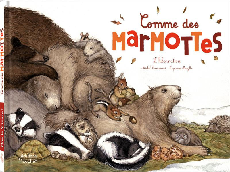 Comme des marmottes / l'hibernation Livres La family shop   