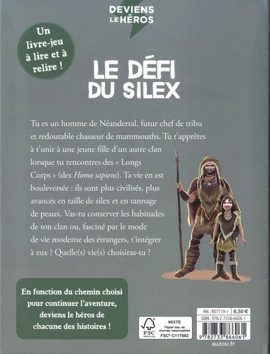 Deviens le héros : le défi du silex Livres La family shop   