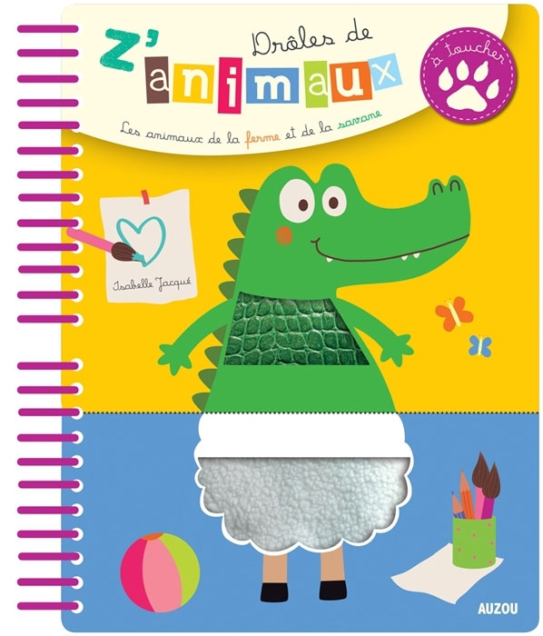 Drôles de Z'Animaux à toucher, nouvelle édition Livres La family shop   