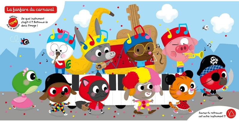 Ecoute et cherche les instruments de musique Livres La family shop   