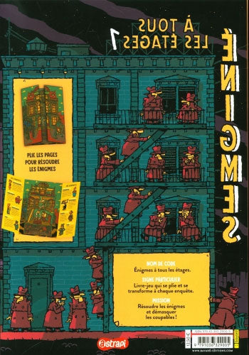 Livre jeux : Enigmes à tous les étages - T1, Coupables en pagaille - Dès 7 ans Cahiers de jeux La family shop   