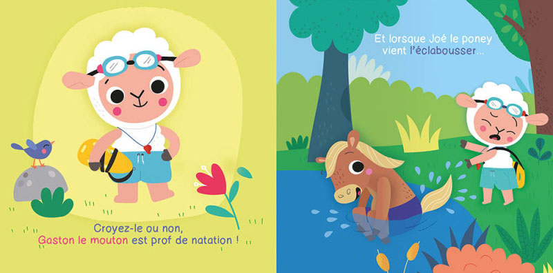 Livre de bain: Gaston, prof de natation - livre-bain avec un jouet Jeux & loisirs créatifs La family shop   