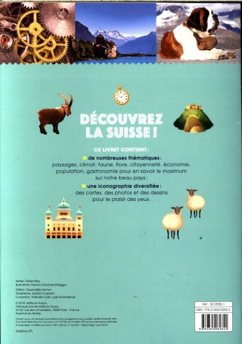 La Suisse en bref - Géographie de la Suisse -  6-7h Livres La family shop   