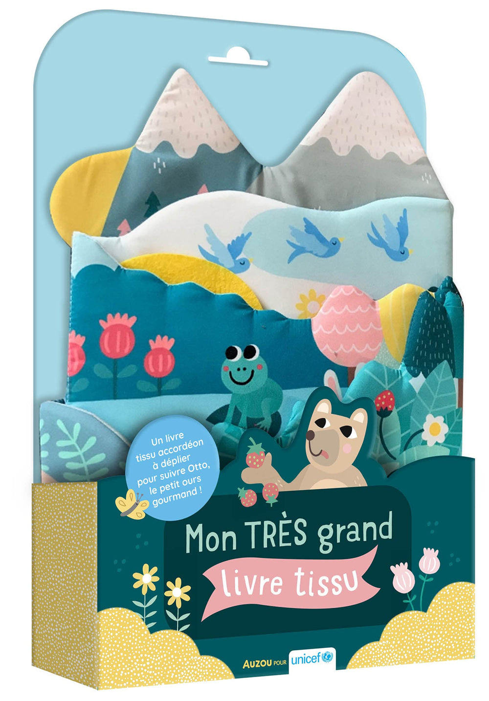 Mon très grand livre tissu - album Livres La family shop   