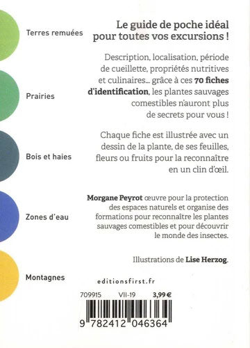 Le petit guide des plantes sauvages comestibles Livres OLF   