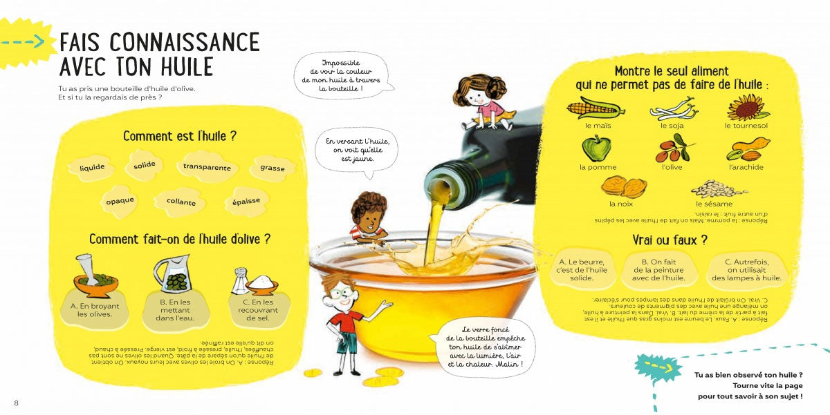 La Science est dans l'huile - Expériences scientifiques enfant dès 4 ans Livres La family shop   