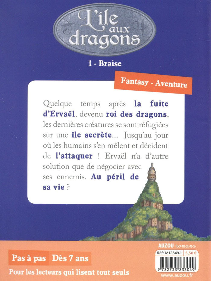 L'île aux dragons T1: braise Livres La family shop   