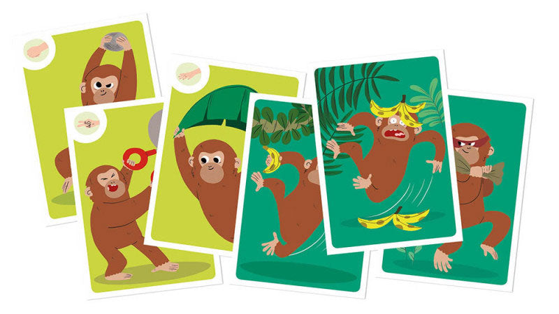 Cartes: Jeu de Tok Tok Monkey- Dès 5 ans - Logique et rapidité Jeux & loisirs créatifs La family shop   