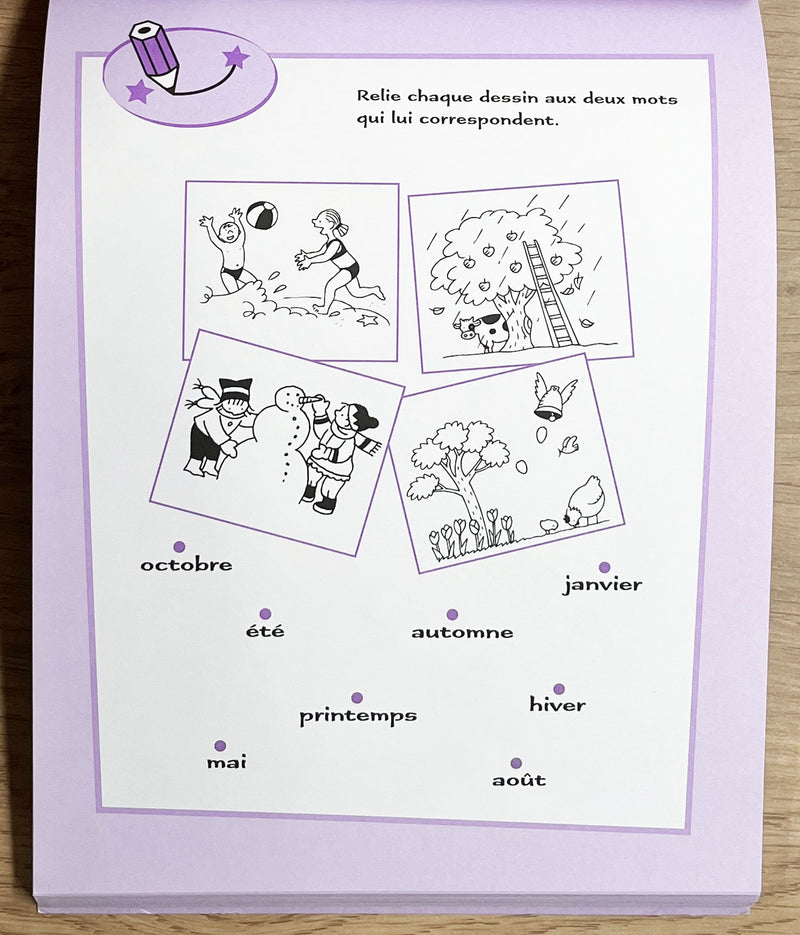 Cahier de jeux et d'activités 6-8 ans - 3 à 4P Cahiers de jeux La family shop   