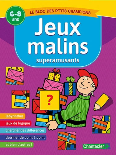 Cahier de jeux et d'activités 6-8 ans - 3 à 4P Cahiers de jeux La family shop   