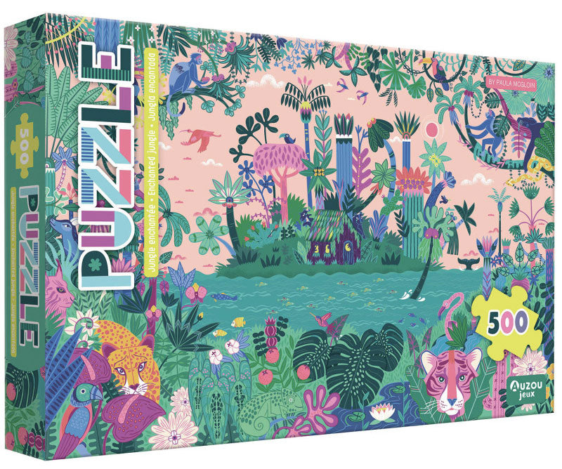 Puzzle La jungle enchantée- 500 pièces Jeux & loisirs créatifs La family shop   