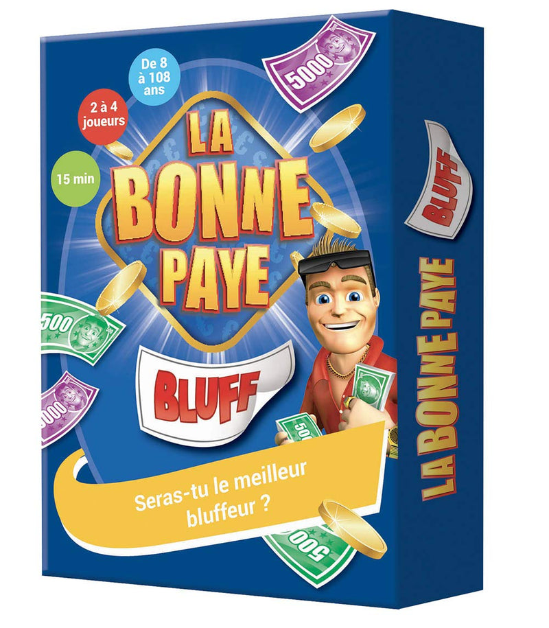 La bonne paye: bluff? Seras-tu le meilleur bluffer - Mon jeu de cartes Jeux & loisirs créatifs La family shop   