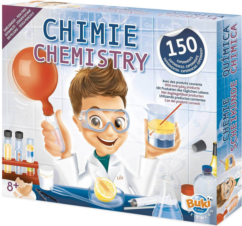 150 Expériences scientifiques sans produits chimiques. Chemielabor -150 Experimente Jeux & loisirs créatifs swissgame   