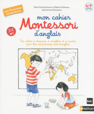 Mon cahier Montessori d'anglais 6-9 ans Montessori & Steiner La Family Shop   