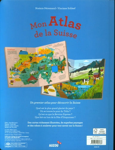 Mon atlas de Suisse - Dès 5 ans Livres La family shop   