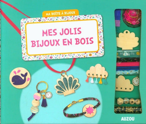 Coffret: Mes jolis bijoux en bois Jeux & loisirs créatifs La Family Shop   