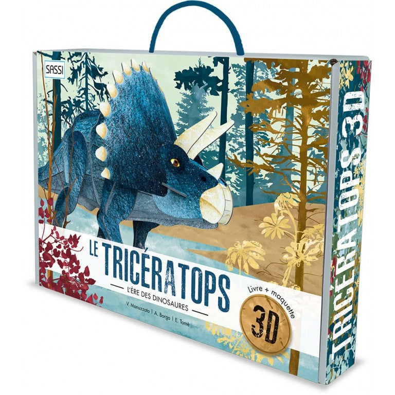 Coffret Le tricératops 3D! L'ère des dinosaures Jeux & loisirs créatifs servidis (attendre la new édition)   