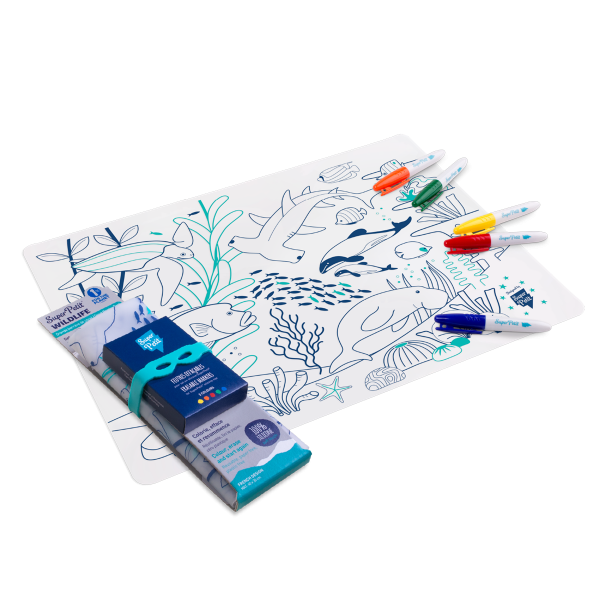 Coloriage silicone: La grande barrière de corail à colorier Jeux & loisirs créatifs La Family Shop   