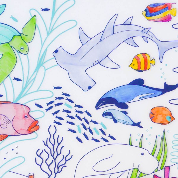 Coloriage silicone : La grande barrière de corail à colorier Jeux & loisirs créatifs La Family Shop   