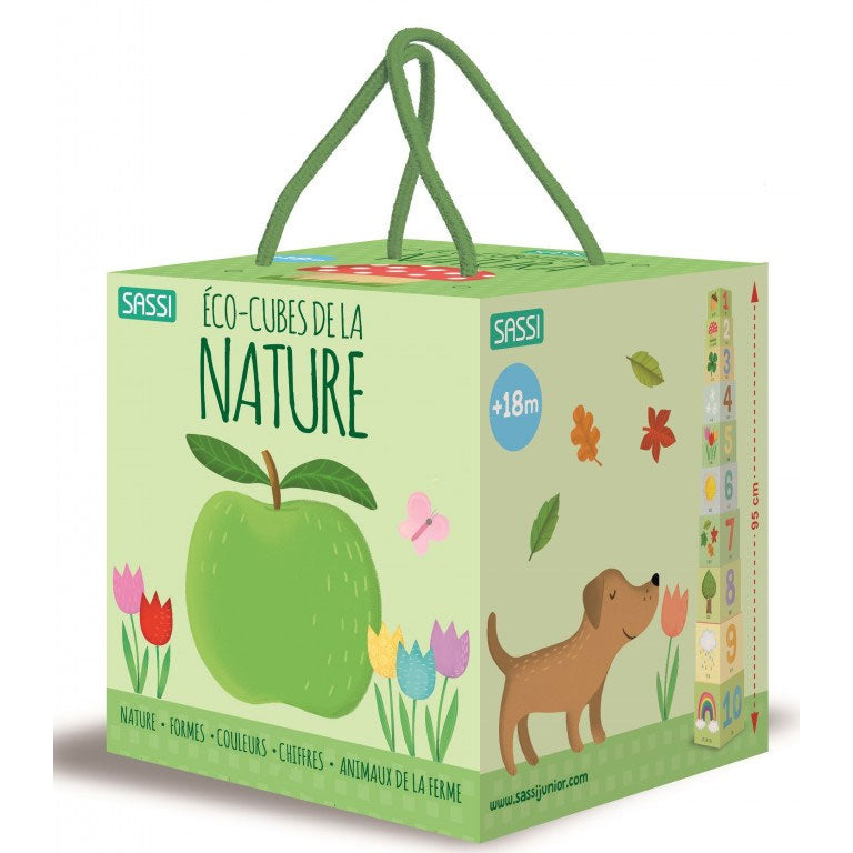 Eco-cubes nature - Coffret de cubes dès 18 mois Jeux & loisirs créatifs OLF