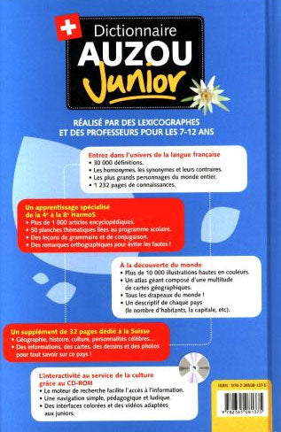 Dictionnaire Auzou Junior Appuis scolaires La family shop   