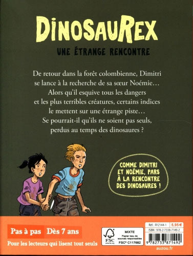 DinosauRex - Tome 4 : Une étrange rencontre  - Dès 7 ans Livres La family shop   
