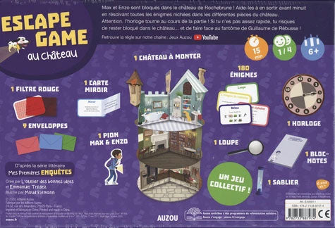 Escape game au Château - 180 énigmes à résoudre Jeux & loisirs créatifs La family shop   