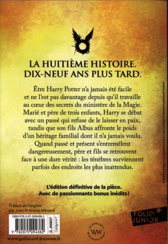 Harry Potter et l'enfant maudit - T8 Livres La family shop   