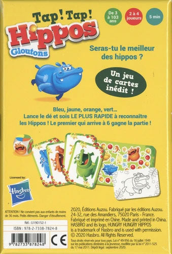 HIPPOS GLOUTONS - MON JEU DE CARTES - Un jeu de cartes inédit - Dès 3 ans